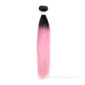 10Inch to 30Inch Straight peruvian 100% Virgin Pink  Human Hair With Baby Hair